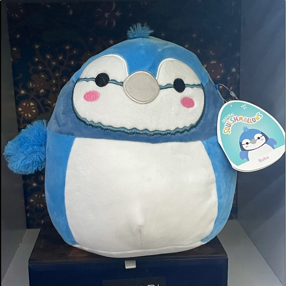 Babs the blue jay Squishmallow!
